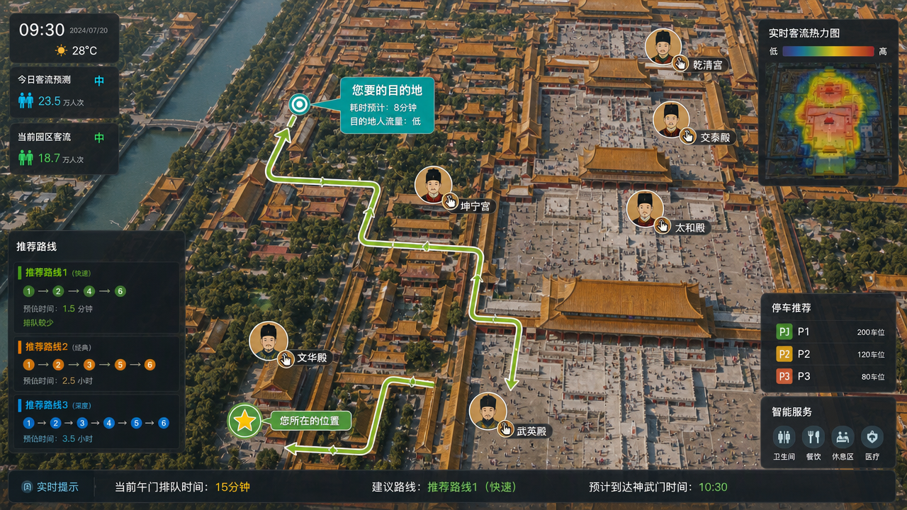 PC 运营端实时路线推荐依据界面
